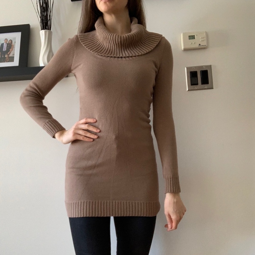 BCBG Cowl neck tunic